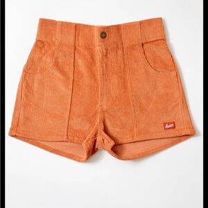 🧡 Hammies Corduroy Shorts — Rust — Size 26 EUC